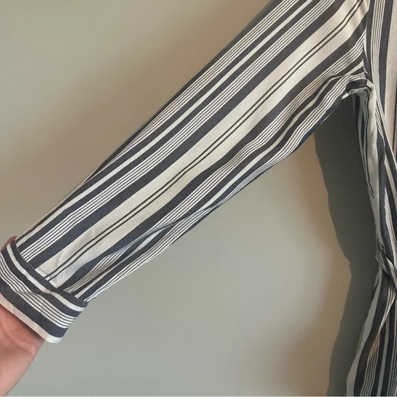 Banana Republic Grey & White Striped Shirt Dress Women’s Size 6, Business Casual - Picture 5 of 12